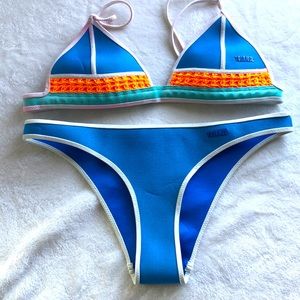 Triangl Neoprene Bikini With Matching Backpack